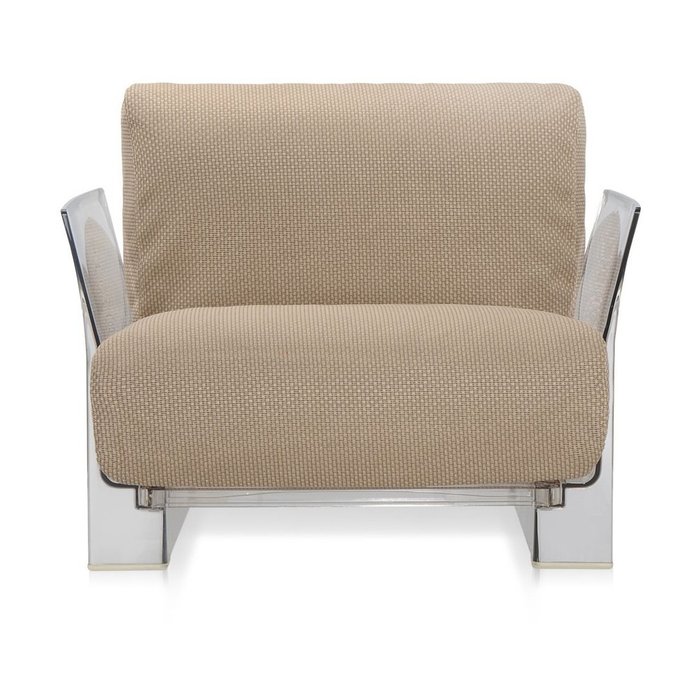 Кресло Pop бежевого цвета - купить Интерьерные кресла по цене 232983.0