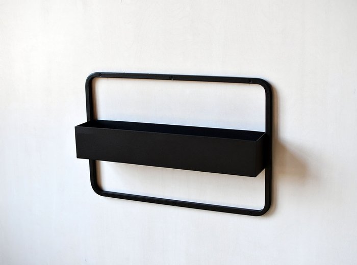 Полка Metall Shelf черного цвета - купить Полки по цене 5800.0