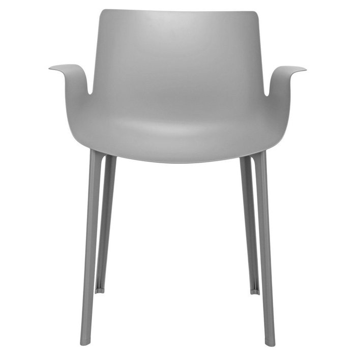Стул Piuma серого цвета - купить Обеденные стулья по цене 53915.0