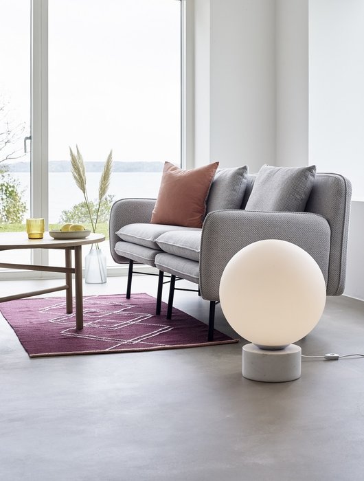 Светло-серый модульный диван  - купить Прямые диваны по цене 144500.0