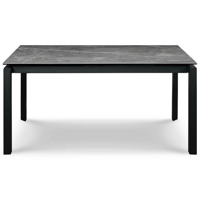 Раздвижной обеденный стол Toledo темно-серого цвета - купить Обеденные столы по цене 116900.0