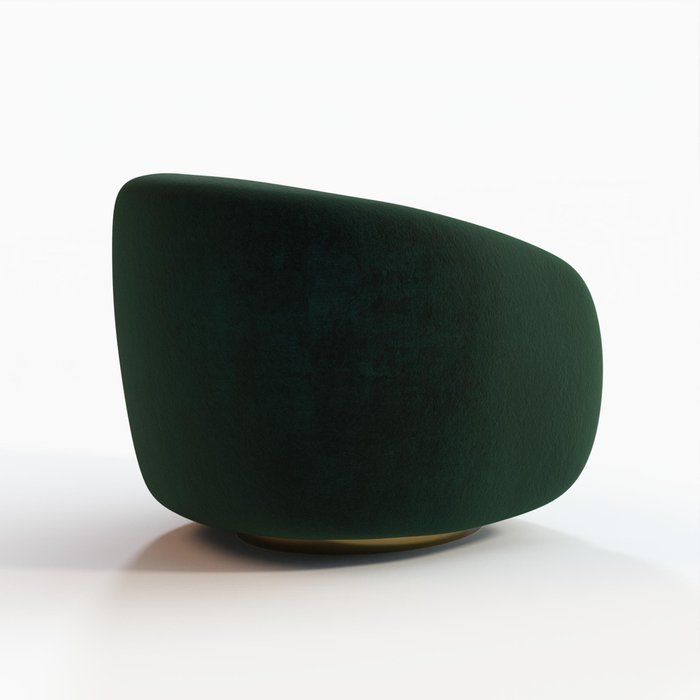 Кресло Kali темно-зеленого цвета - лучшие Интерьерные кресла в INMYROOM