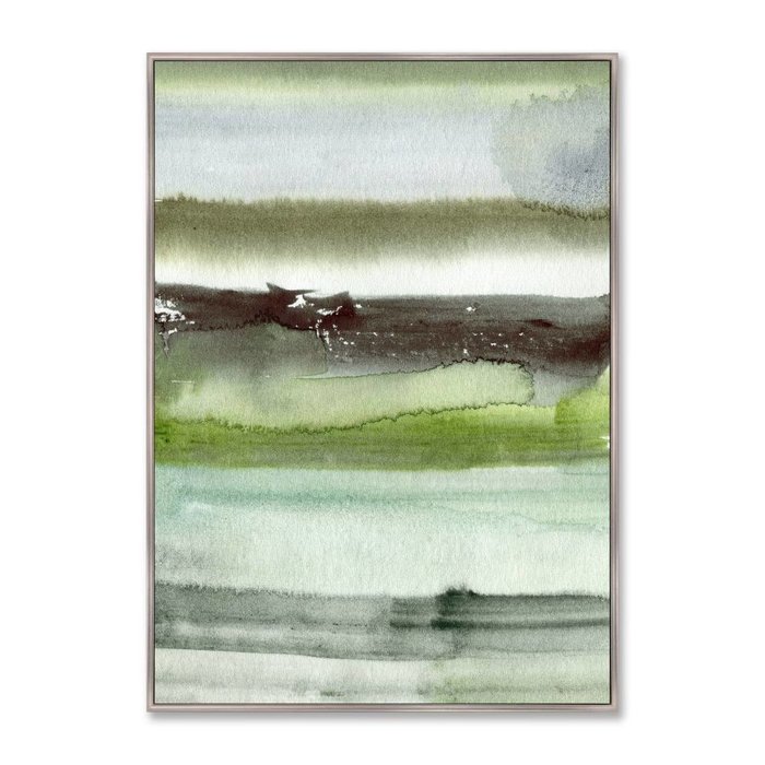 Репродукция картины на холсте Two lonely boats - купить Картины по цене 21999.0