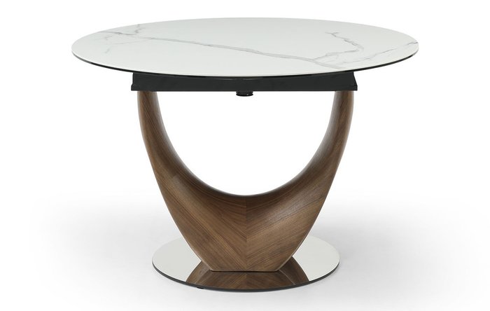 Раздвижной обеденный стол Triumph белого цвета - купить Обеденные столы по цене 297370.0