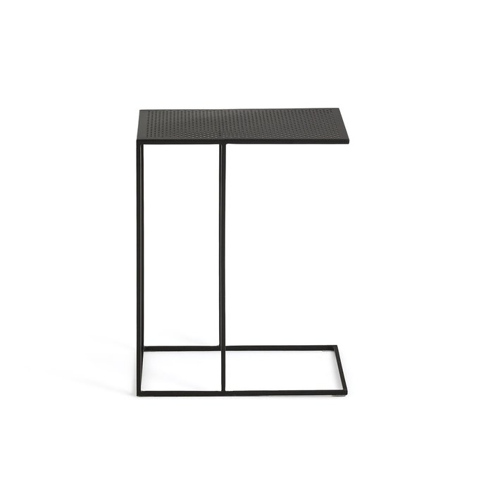 Кофейный столик для сада Choe черного цвета - купить Садовые столы по цене 12691.0