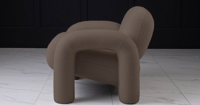 Кресло Bubo темно-серого цвета - лучшие Интерьерные кресла в INMYROOM