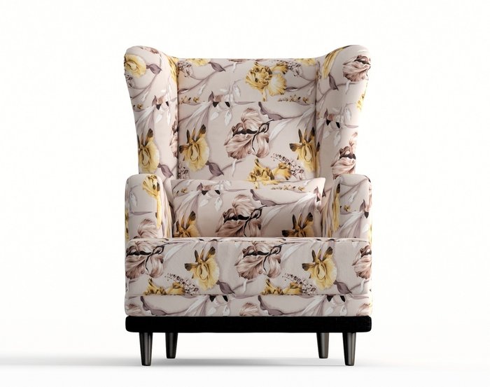 Кресло Грэмми бежево-желтого цвета - купить Интерьерные кресла по цене 10790.0