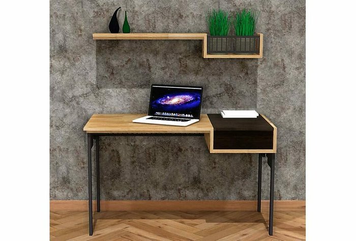 Стол письменный Cube Design темно-коричневого цвета - лучшие Письменные столы в INMYROOM