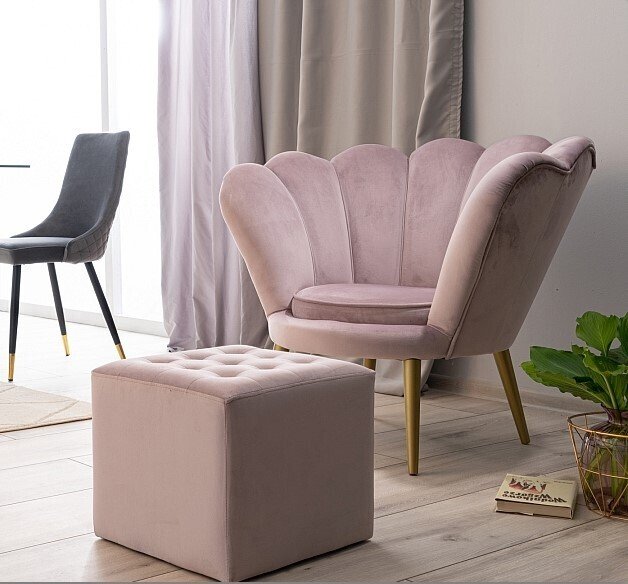 Пуф Lori розового цвета - купить Пуфы по цене 7914