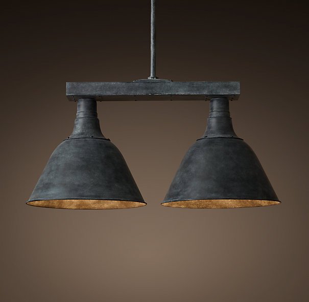 Потолочная лампа с 2 плафонами Потолочная лампа с 2 плафонами