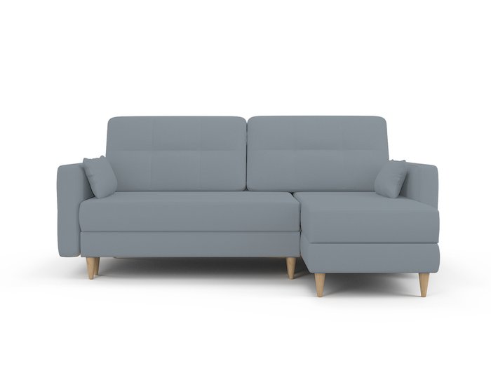 Угловой диван-кровать Берни серого цвета