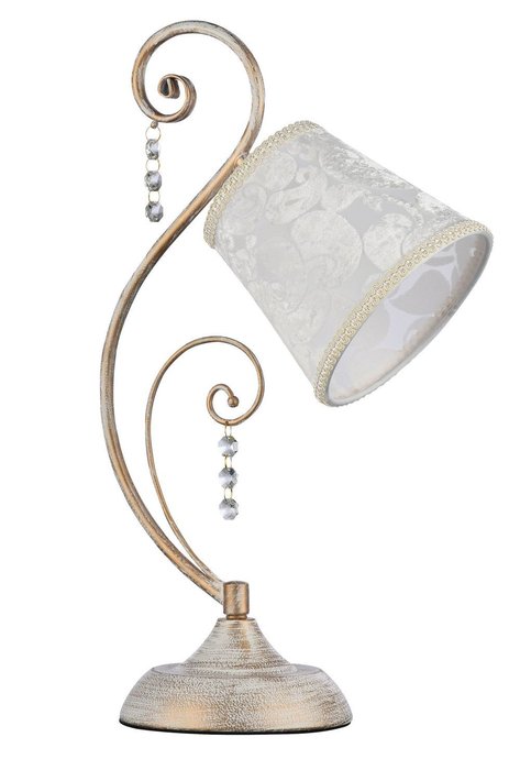 Настольная лампа Lorette с металлическим основанием