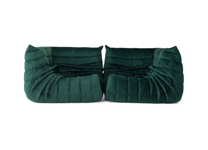 Бескаркасный диван Чилаут зеленого цвета
