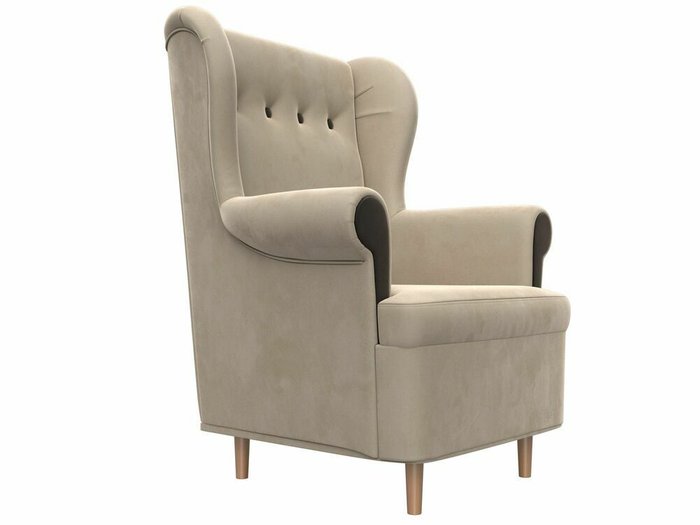 Кресло Торин бежевого цвета - лучшие Интерьерные кресла в INMYROOM