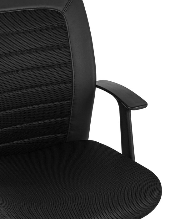 Кресло офисное Top Chairs Blocks черного цвета - купить Офисные кресла по цене 17990.0