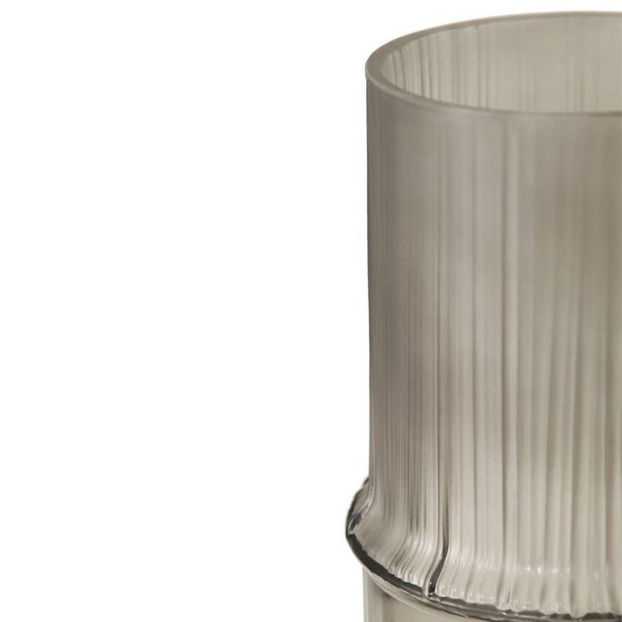 Декоративная ваза M из комбинированного стекла серого цвета - купить Вазы  по цене 1387.0