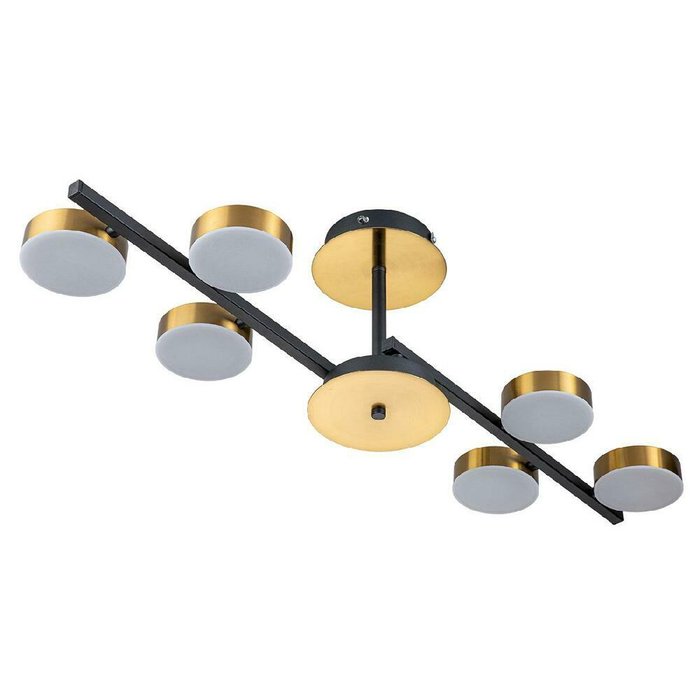 Люстра на штанге Alcor 10266/6LED (металл, цвет бронза) - купить Подвесные люстры по цене 12820.0 Люстра на штанге Alcor 10266/6LED (металл, цвет бронза) - купить Подвесные люстры по цене 12820.0