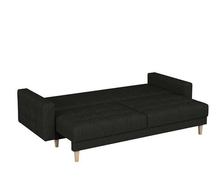 Диван-кровать Морган черного цвета - лучшие Прямые диваны в INMYROOM