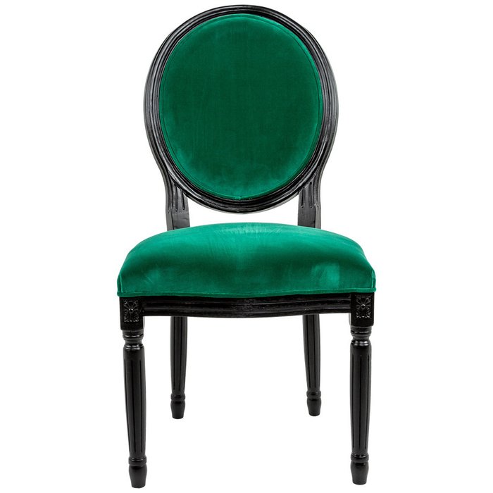 Стул Луи Амазон с обивкой изумрудного цвета - купить Обеденные стулья по цене 32000.0