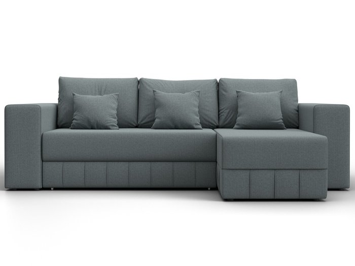 Угловой диван-кровать Лига-076 серого цвета - купить Угловые диваны по цене 61990 Угловой диван-кровать Лига-076 серого цвета - купить Угловые диваны по цене 61990