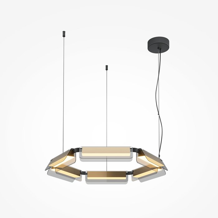 Подвесной светильник Maytoni MOD296PL-L40BS3K Flat Modern - лучшие Подвесные люстры в INMYROOM