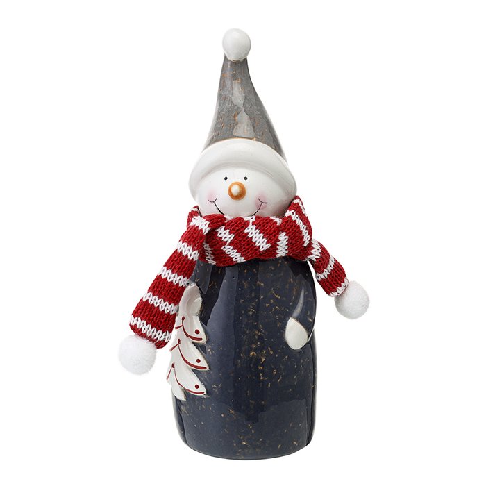 Декор новогодний Happy Snowman 18 см