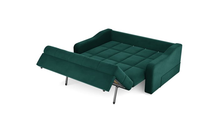 Диван Стелла Лайт 155х200 темно-зеленого цвета - лучшие Прямые диваны в INMYROOM