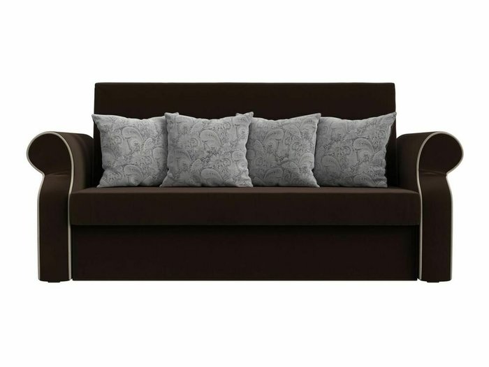 Диван-кровать Софт коричневого цвета - купить Прямые диваны по цене 39990.0