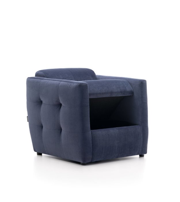 Мягкое кресло Sego синего цвета - купить Интерьерные кресла по цене 86292.0
