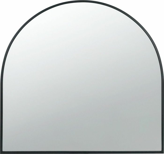 Настенное зеркало 79х84 в раме черного цвета