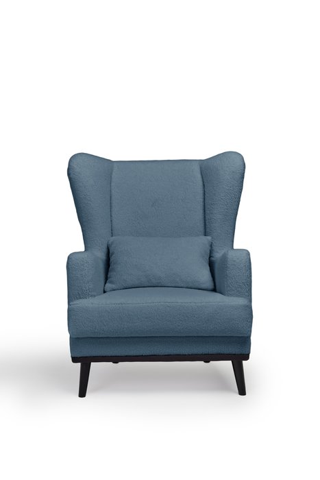 Кресло Оскар синего цвета - купить Интерьерные кресла по цене 18800.0