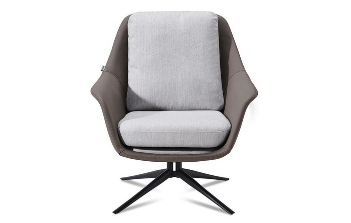 Кресло Form серо-коричневого цвета - лучшие Офисные кресла в INMYROOM