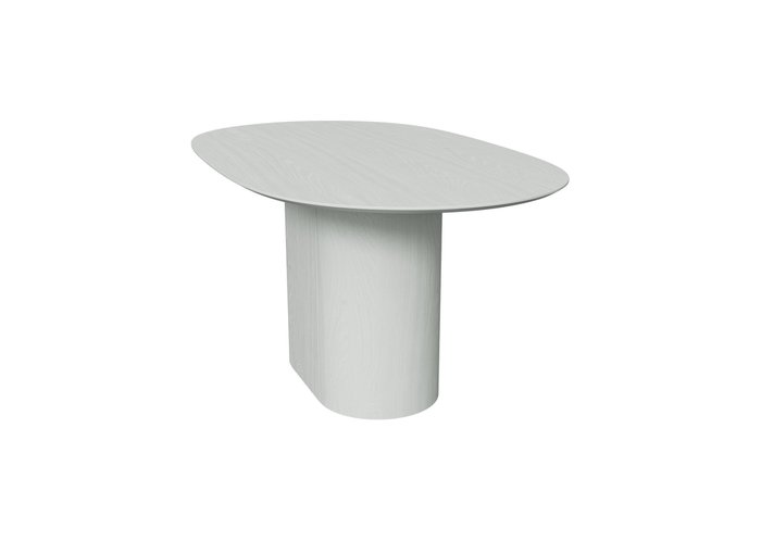 Овальный обеденный стол Type 160 белого цвета - лучшие Обеденные столы в INMYROOM