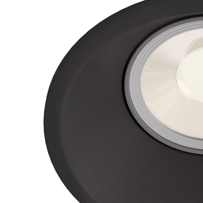 Встраиваемый светильник Dot черного цвета - лучшие Встраиваемые споты в INMYROOM