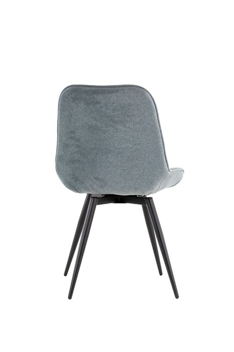 Стул поворотный Elis cross conus серого цвета - лучшие Обеденные стулья в INMYROOM