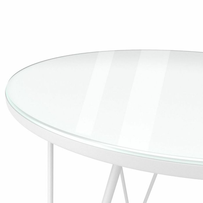 Кофейный стол Норд белого цвета - лучшие Кофейные столики в INMYROOM