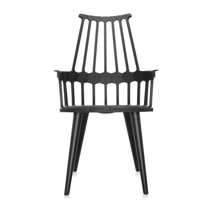 Стул Comback черного цвета - купить Обеденные стулья по цене 90119.0