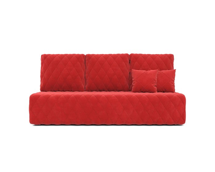 Диван-кровать Роял красного цвета - купить Прямые диваны по цене 38990.0