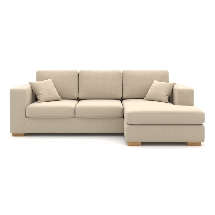 Угловой диван-кровать Morti EKL бежевого цвета - купить Угловые диваны по цене 88100.0