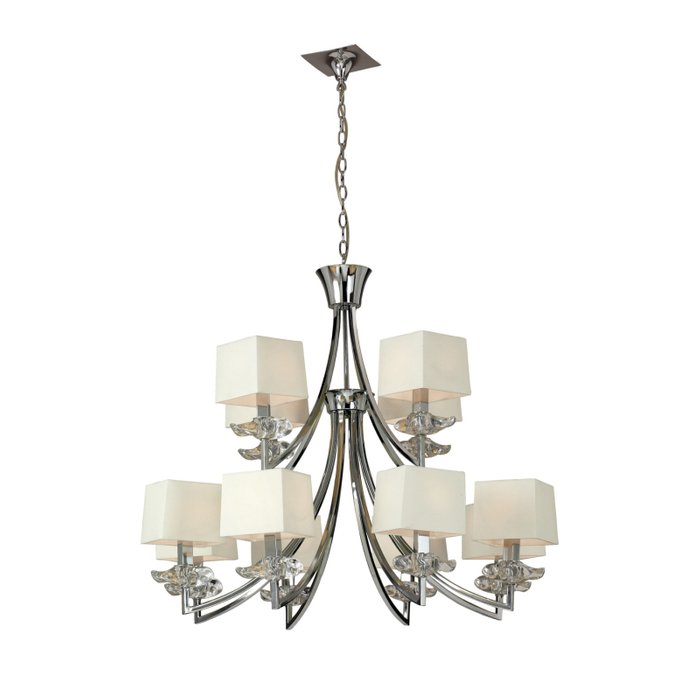 Подвесная люстра Akira 0942 (ткань, цвет кремовый) Подвесная люстра Akira 0942 (ткань, цвет кремовый)