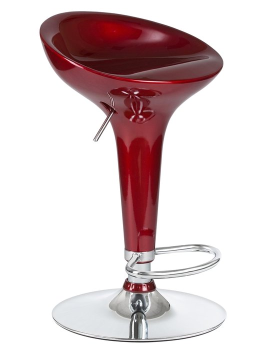 Стул барный Bomba бордового цвета - купить Барные стулья по цене 5290.0