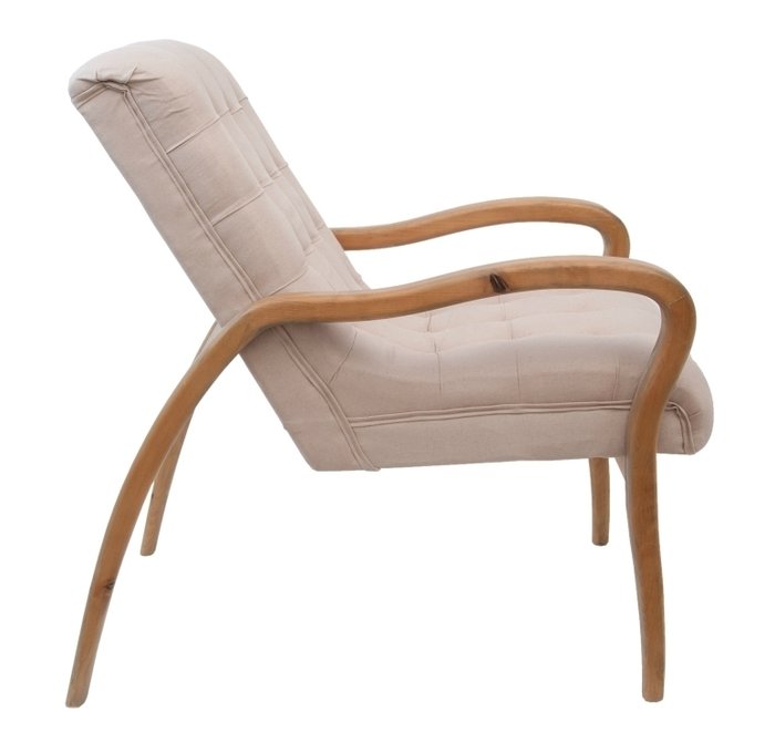 Кресло Elisio бежевого цвета - купить Интерьерные кресла по цене 49400.0