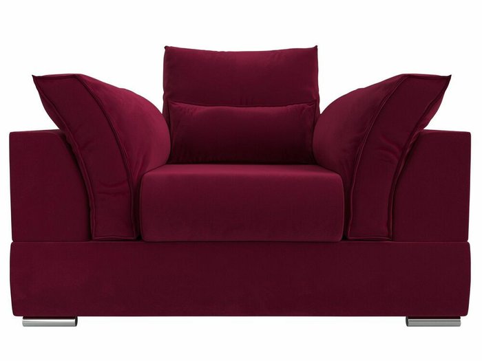 Кресло Пекин бордового цвета - купить Интерьерные кресла по цене 39999.0