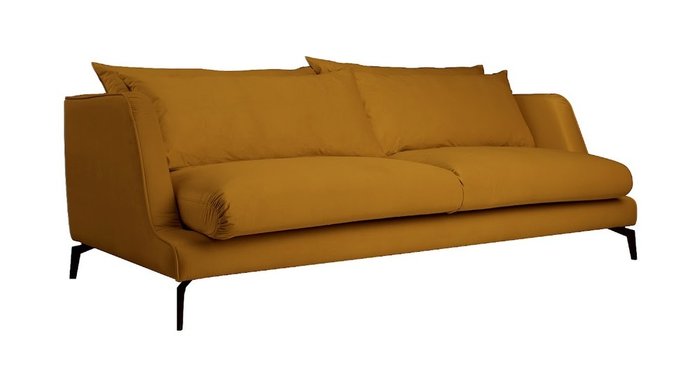 Диван Dimension Simple горчичного цвета - купить Прямые диваны по цене 118000.0