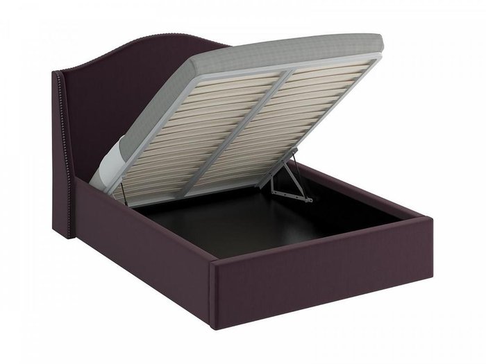Кровать Soul фиолетового цвета с подъемным механизмом 160x200 - купить Кровати для спальни по цене 70790.0
