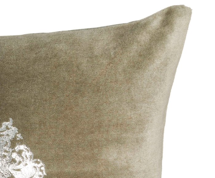 Декоративная подушка с серебистым рисунком - купить Декоративные подушки по цене 3820.0