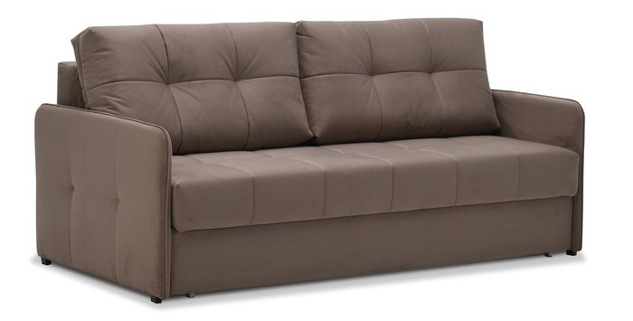 Диван-кровать Даллас коричневого цвета - купить Прямые диваны по цене 25550.0