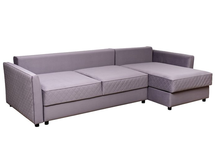 Угловой диван-кровать Sorrento серого цвета - лучшие Угловые диваны в INMYROOM