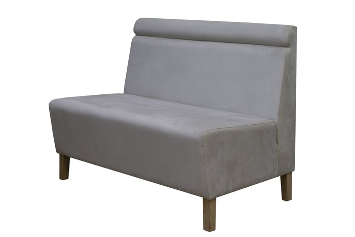 Маленький диван Manilva серого цвета - купить Прямые диваны по цене 30348.0
