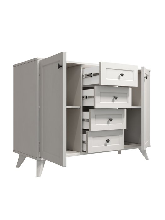 Комод Вильям ВМ-13 цвет кашемир/шарли керамика - лучшие Комоды в INMYROOM